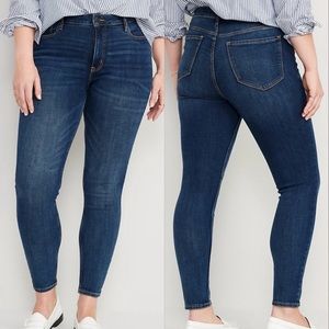 👖 High-Waisted Rockstar Super Skinny Jeans - Size 12